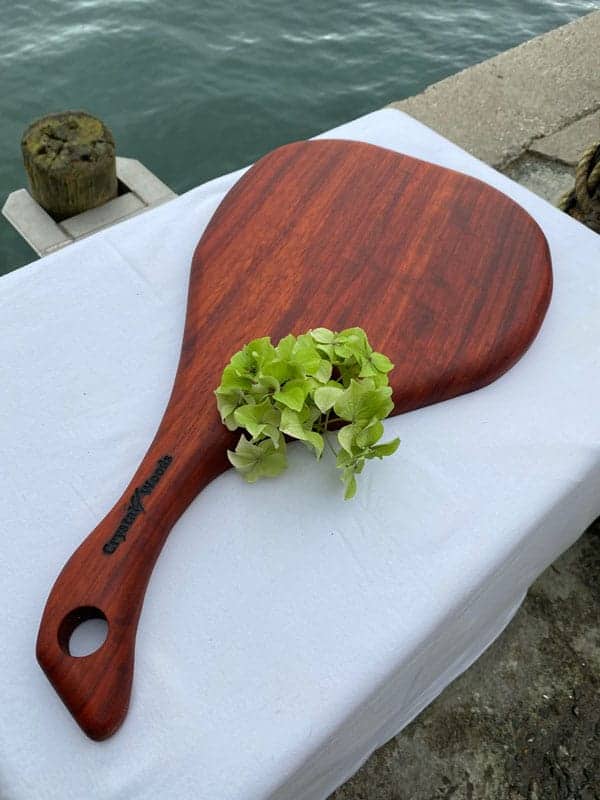 Heart-Shaped Charcuterie Pizza Board in Padauk 6 Charcuterie Board