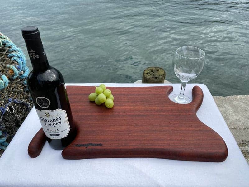 Padauk Serving Platter and Charcuterie Board 3 wood-charcuterie-board