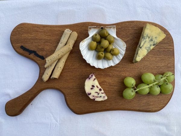 Corner Handle Mango Charcuterie Board
