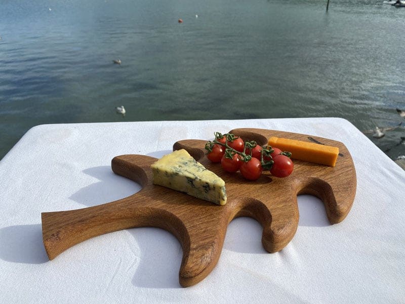 Tree-Shaped Mango Wood Serving Board 2 Tree-Shaped Mango Wood Serving Charcuterie Board