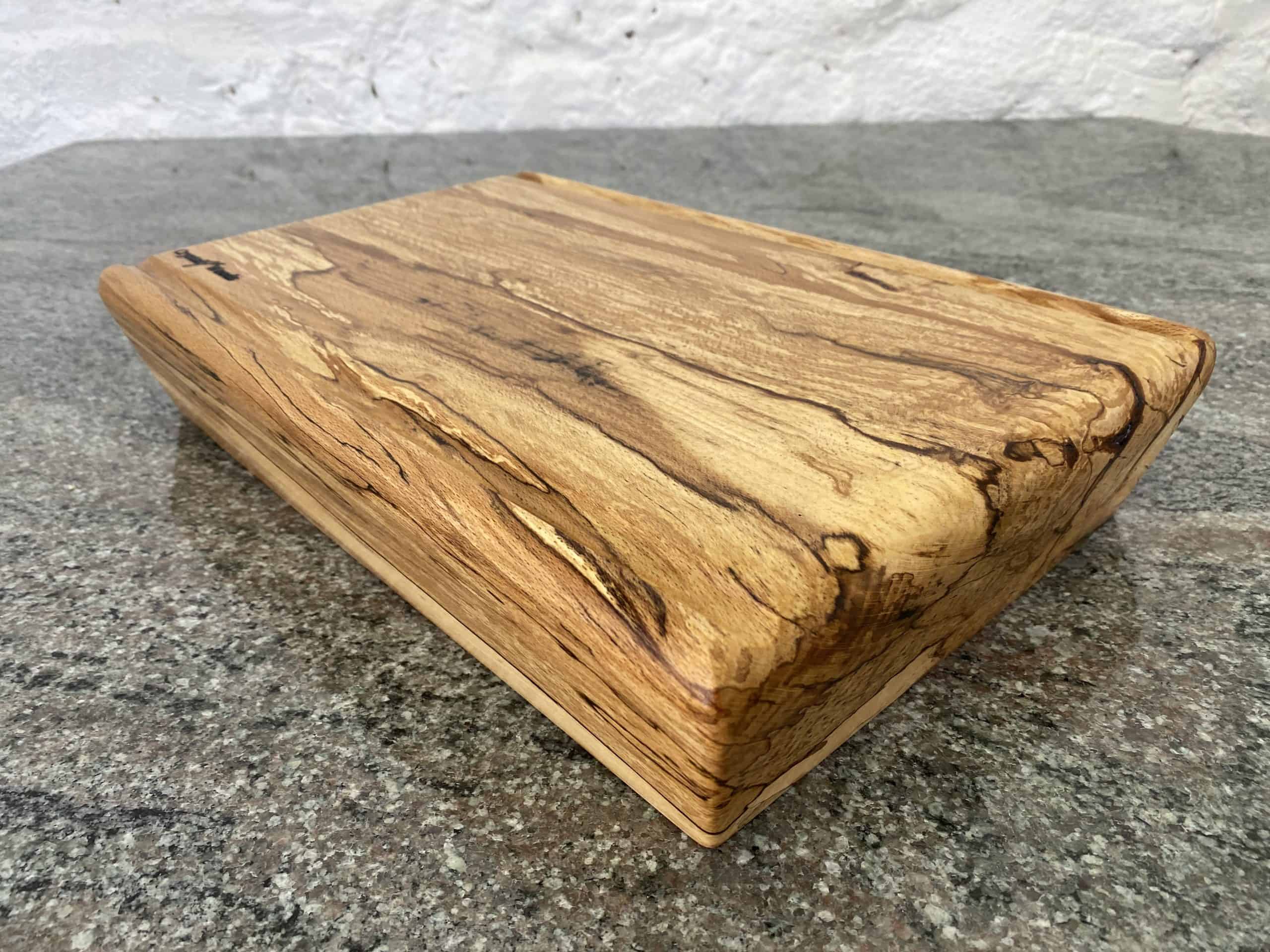 Extra Thick and Chunky Spalted Beech Chopping Board 3 Extra Thick & Chunky Spalted Beech Chopping Board