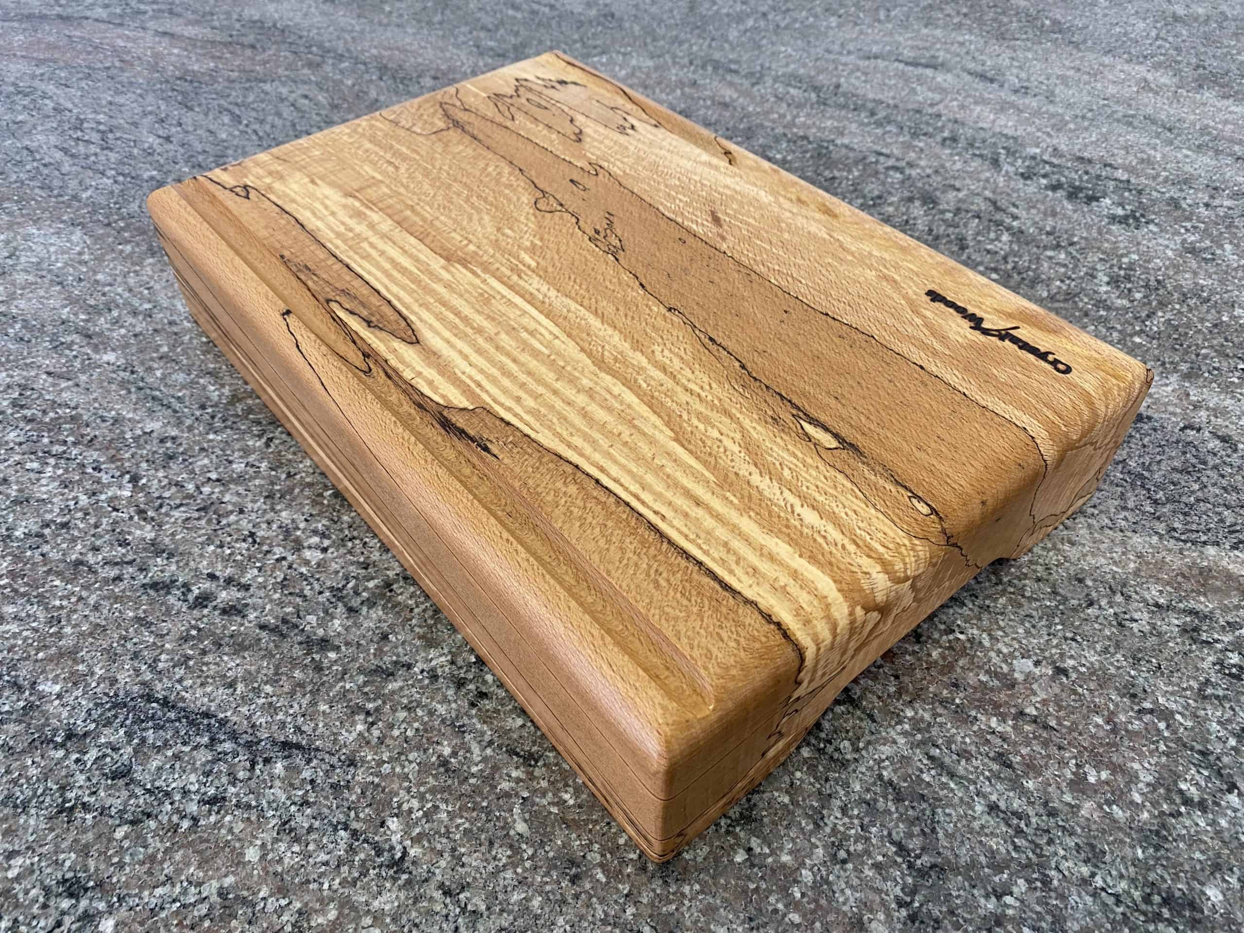 Straight Flute Spalted Beech Chopping Board - Extra Thick 1 chopping board