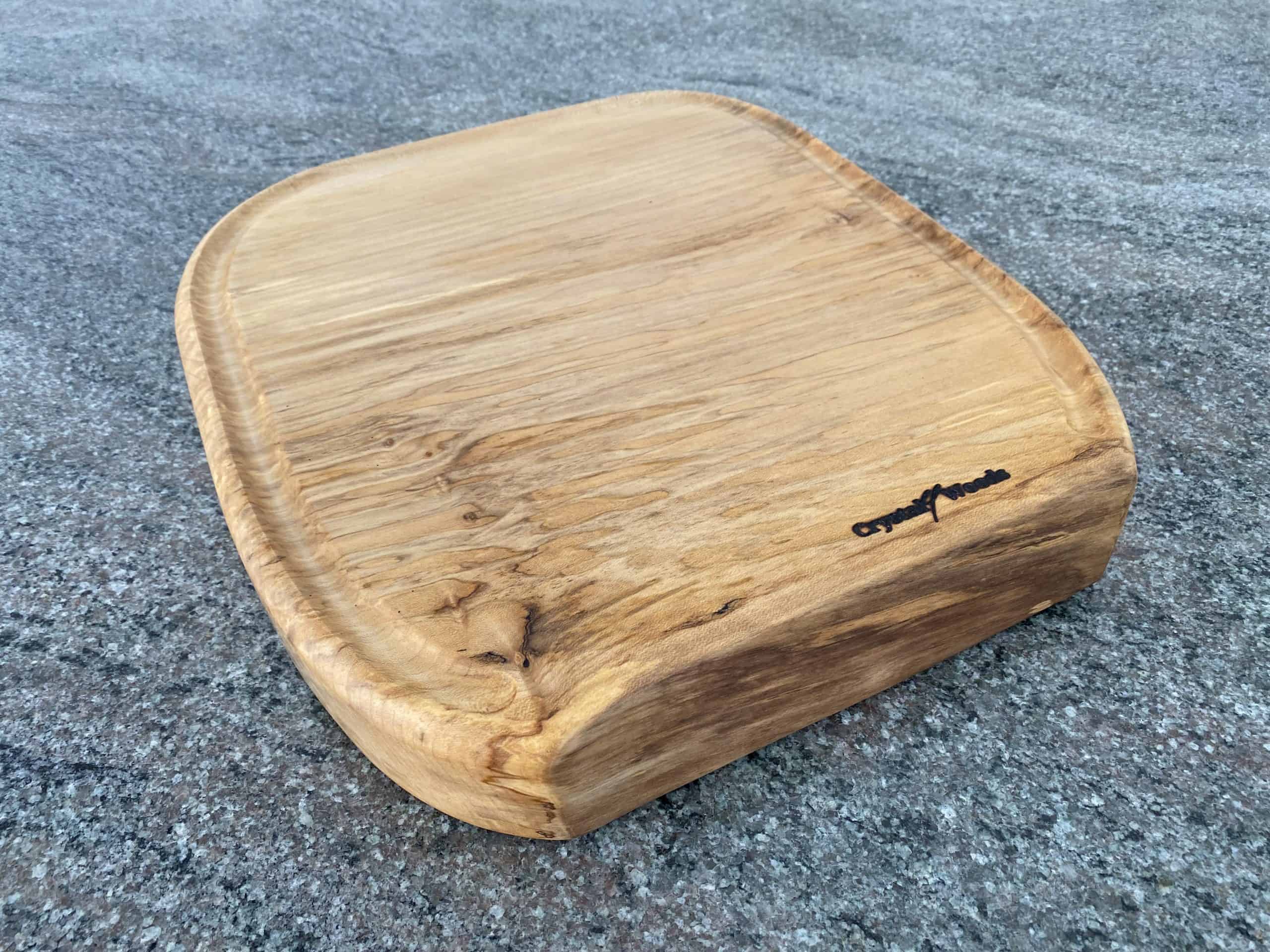 Sycamore Chopping Board - Horseshoe Shape 1 sycamore chopping board