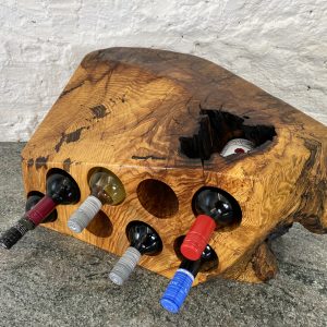 Spalted ash wine rack