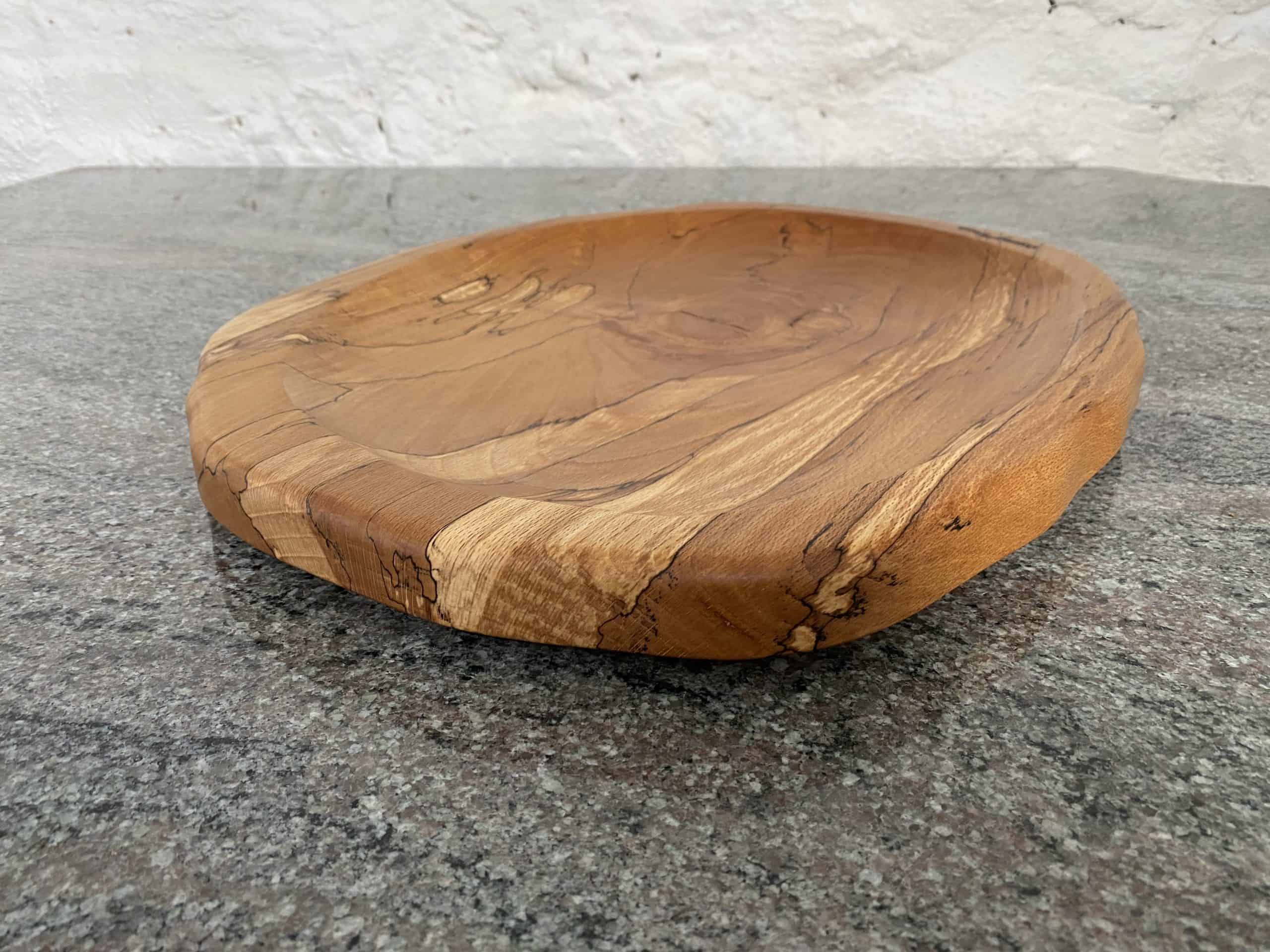 Large Spalted Beech Food Platter 6 Spalted Beech Food Platter