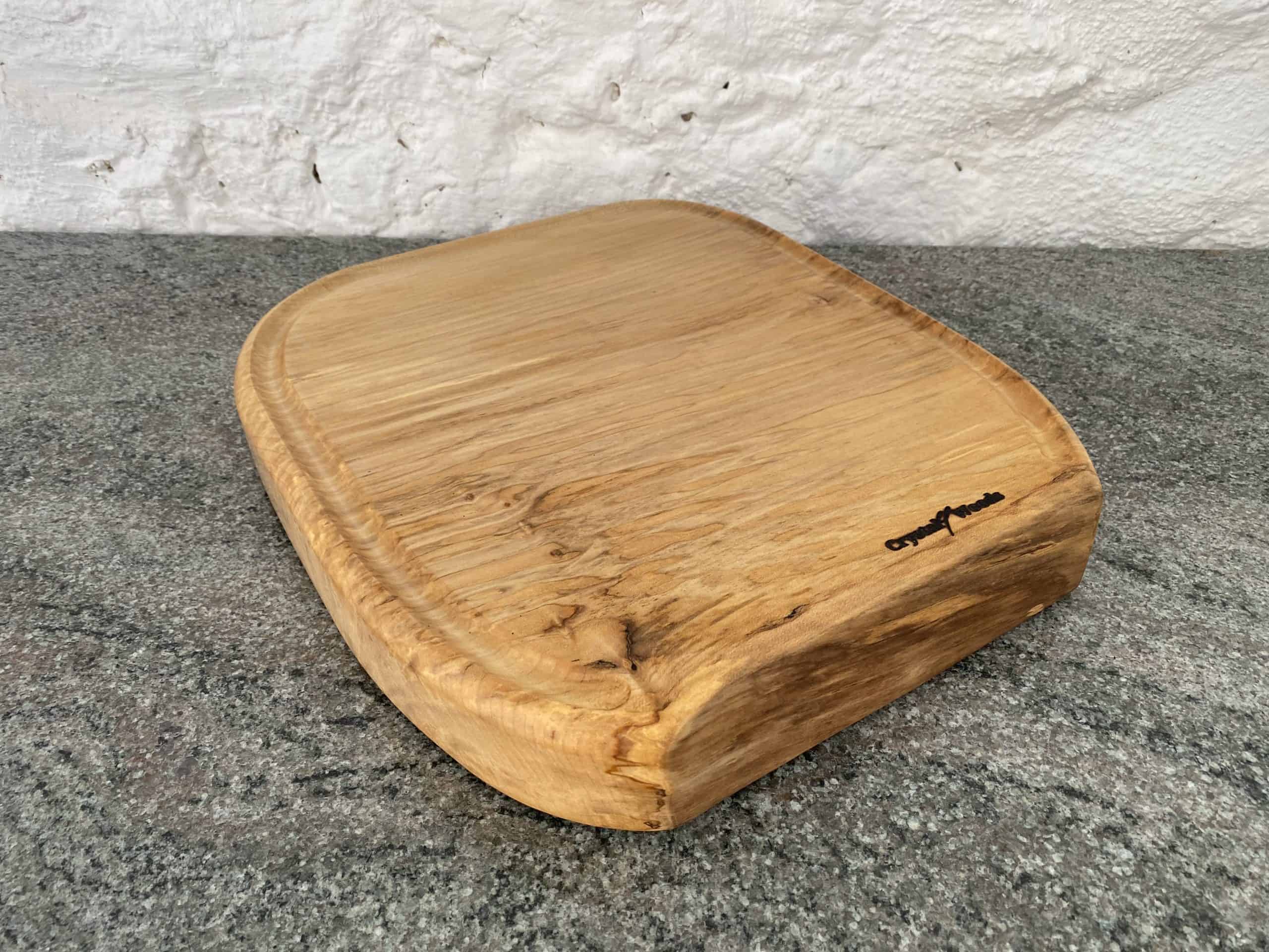 Sycamore Chopping Board - Horseshoe Shape 4 Sycamore Horseshoe Chopping Board, finished in food safe oil