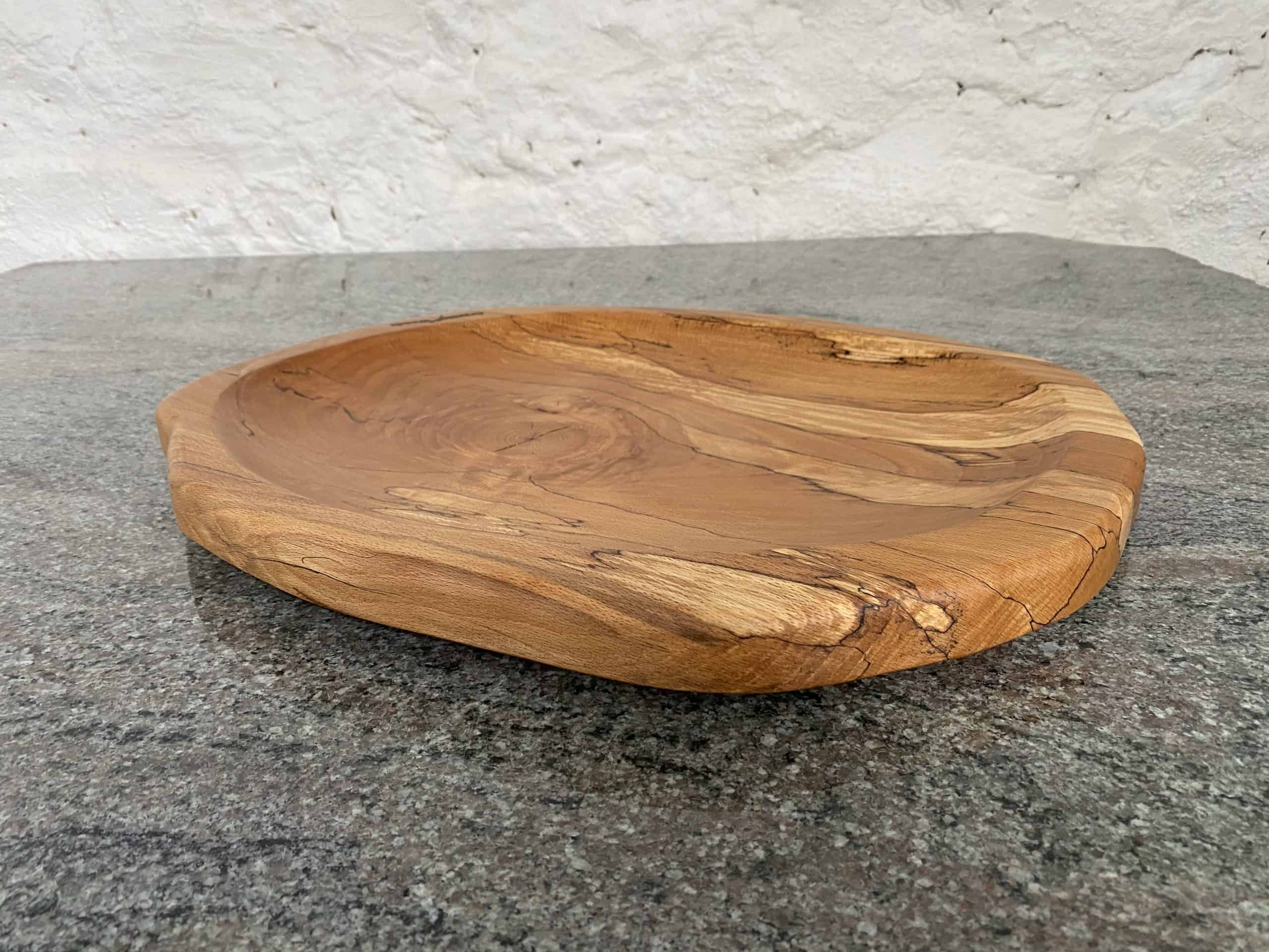 Large Spalted Beech Food Platter 8 Beech Food Platter