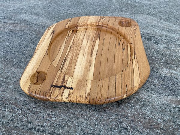 Spalted beech food platter