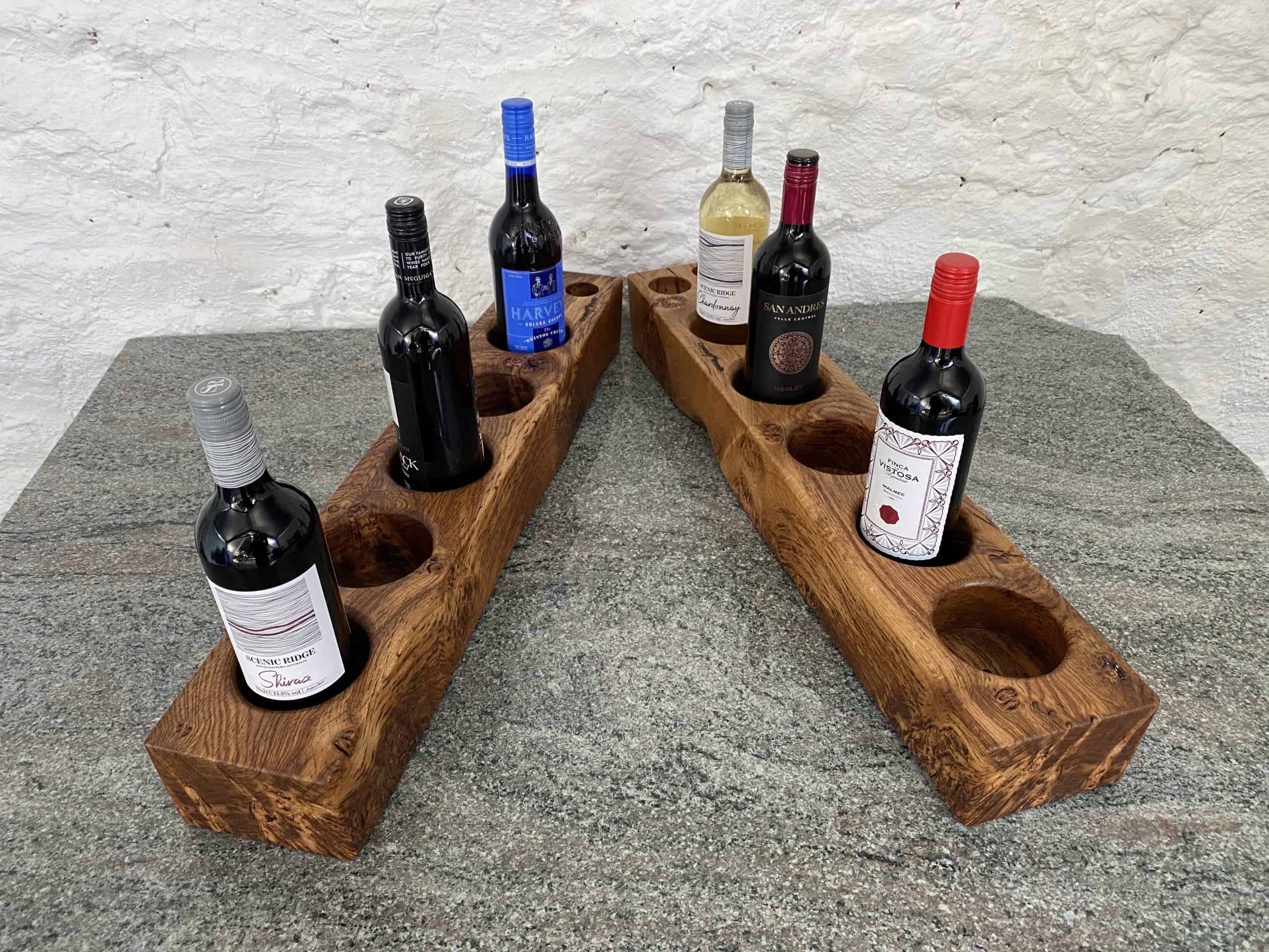 A Pair of Reclaimed Old Oak Mini Wine & Spirits Bar