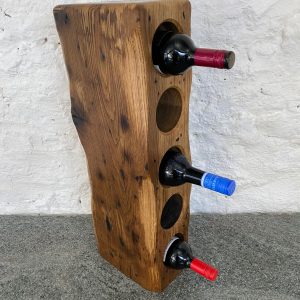 5 Bottle Railway Sleeper Wine Rack