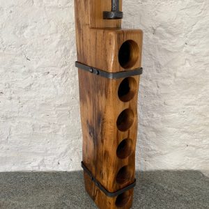 6 bottle gate post wine rack