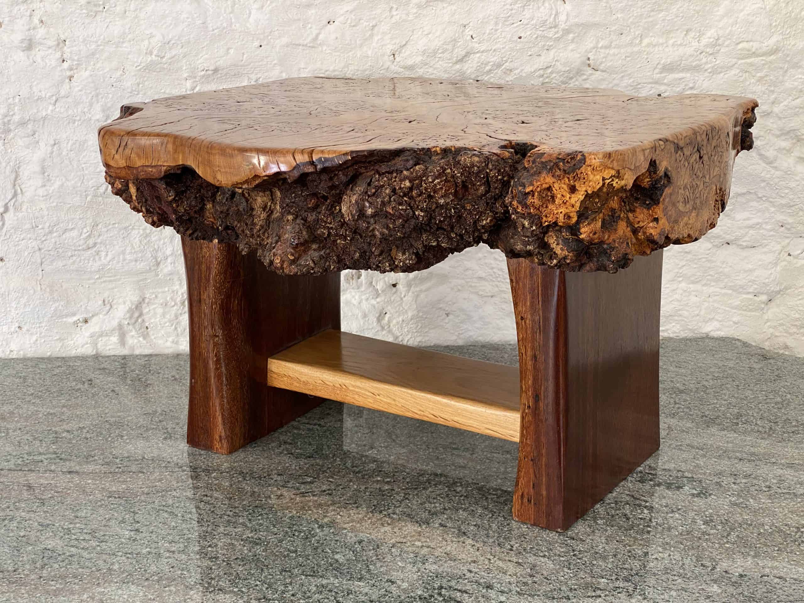 Chunky Live Edge Slab of Oak Burr Coffee Table 3 Exquisite Burr Oak Coffee table in English Oak