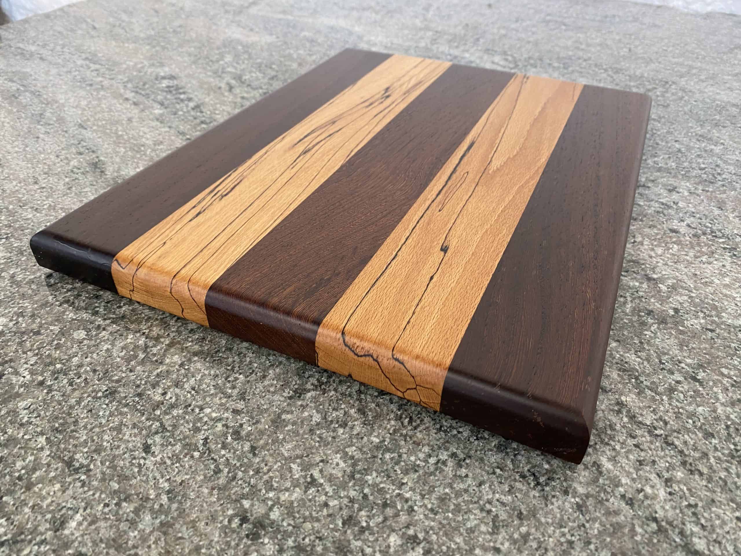 Panga Panga and Spalted Beech Chopping Board 1 panga panga and spalted beech chopping board