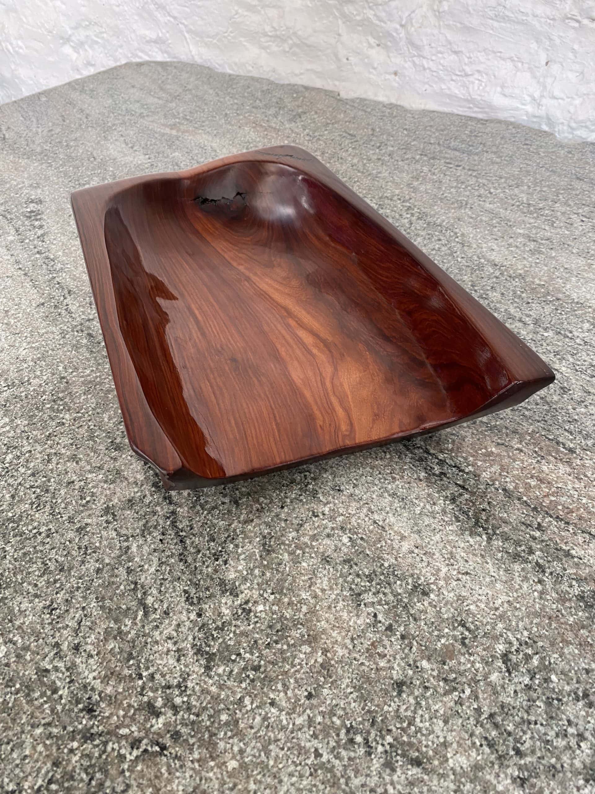 African Pau Rosa Feature Bowl 6 african pau rosa open feature bowl