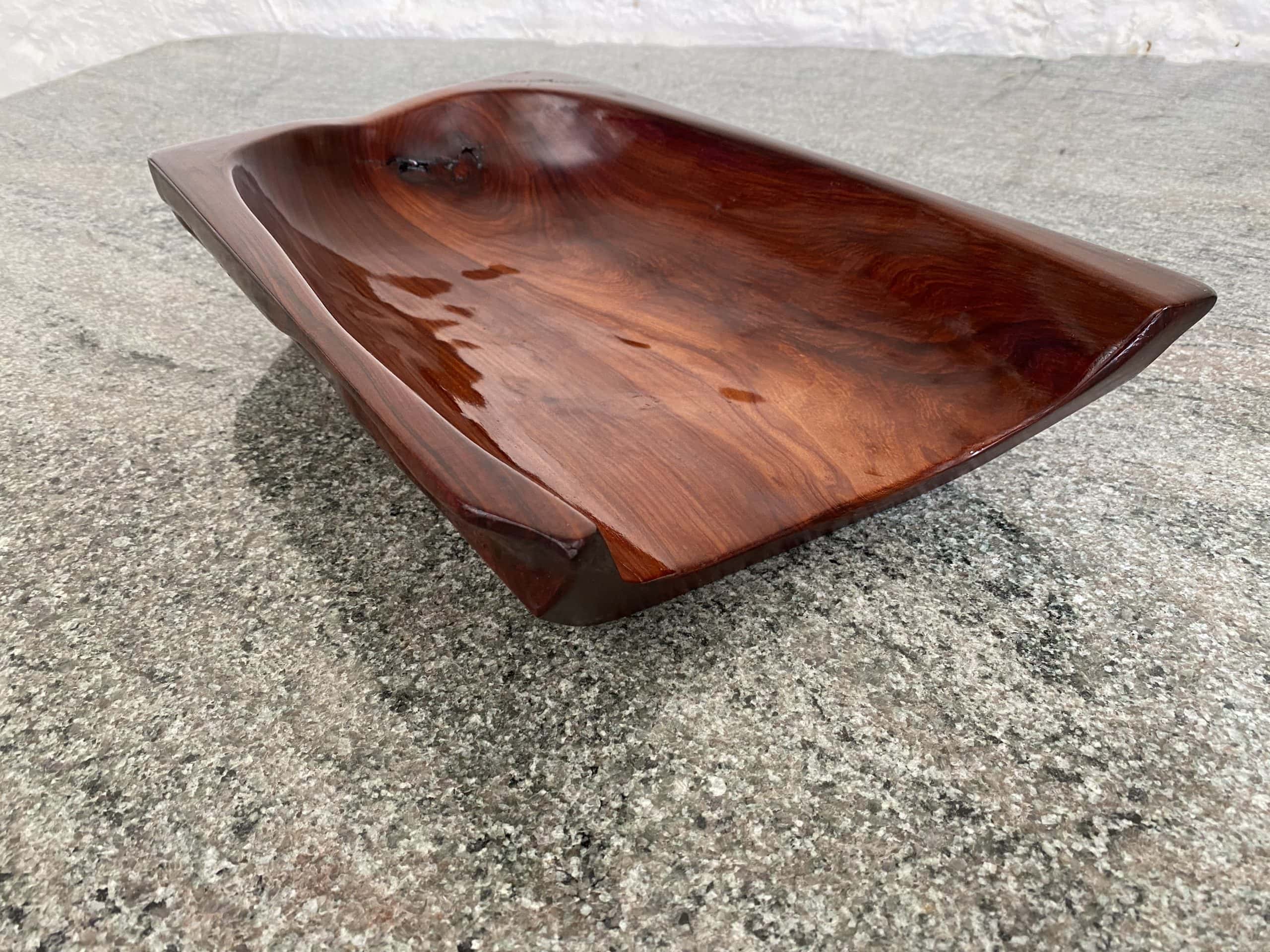 African Pau Rosa Feature Bowl 1 african pau rosa feature bowl