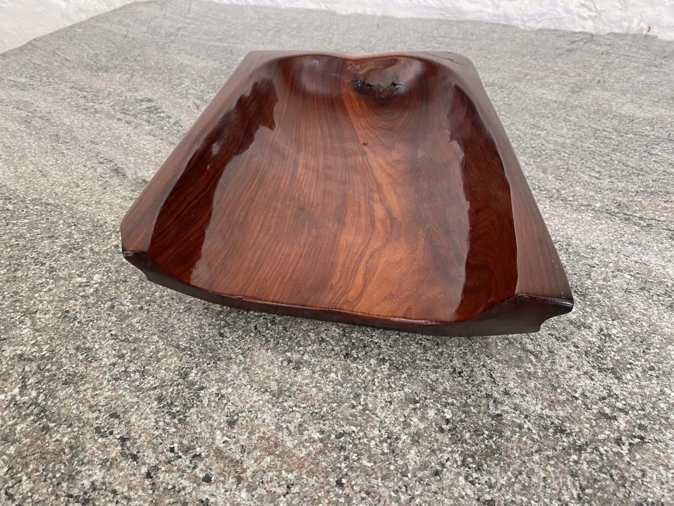African Pau Rosa Feature Bowl 7 African wood bowl