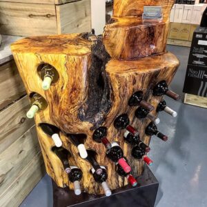 driftwood wine rack