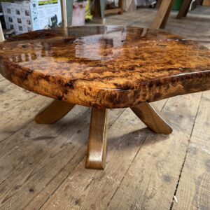burr oak coffee table