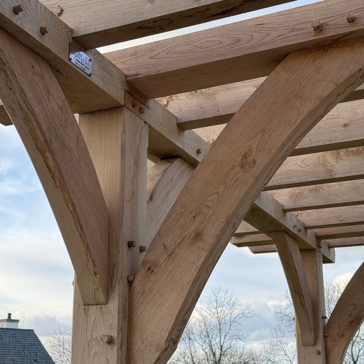 Oak Timber framed Pergolas