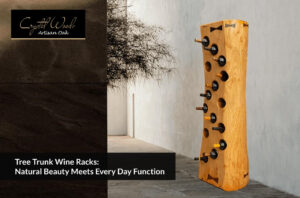 Blog 22 Tree Trunk Wine Racks: Natural Beauty Meets Every Day Function