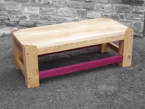 Commissioned Pieces 12 Wooden bench