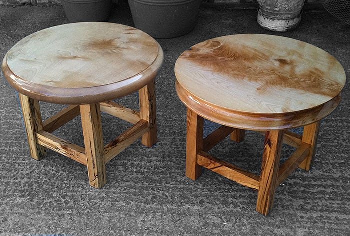 Commissioned Pieces 1 wooden sidetables
