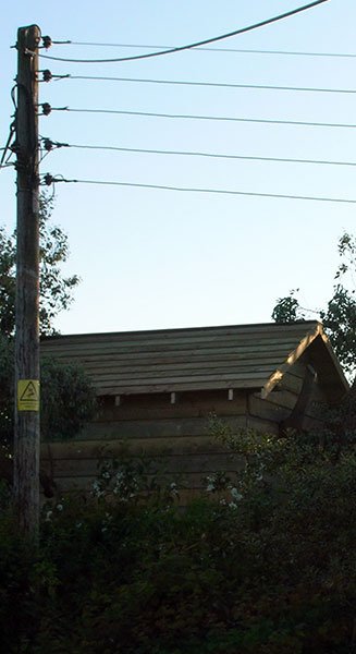 Wooden treehouse project