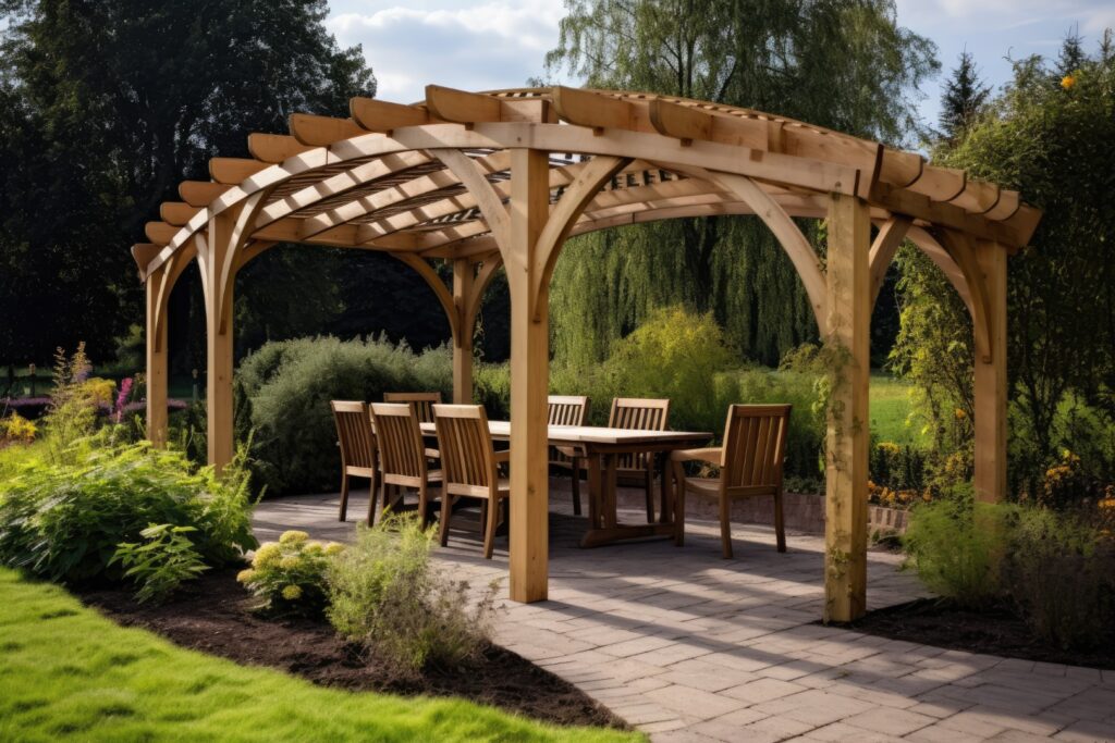 Oak Framed Gazebos 7 Oak Framed Garden Structure