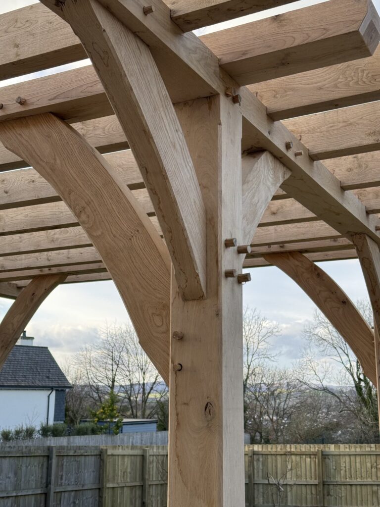 Carpenters and Joiners in South Devon 11 oak structure 2