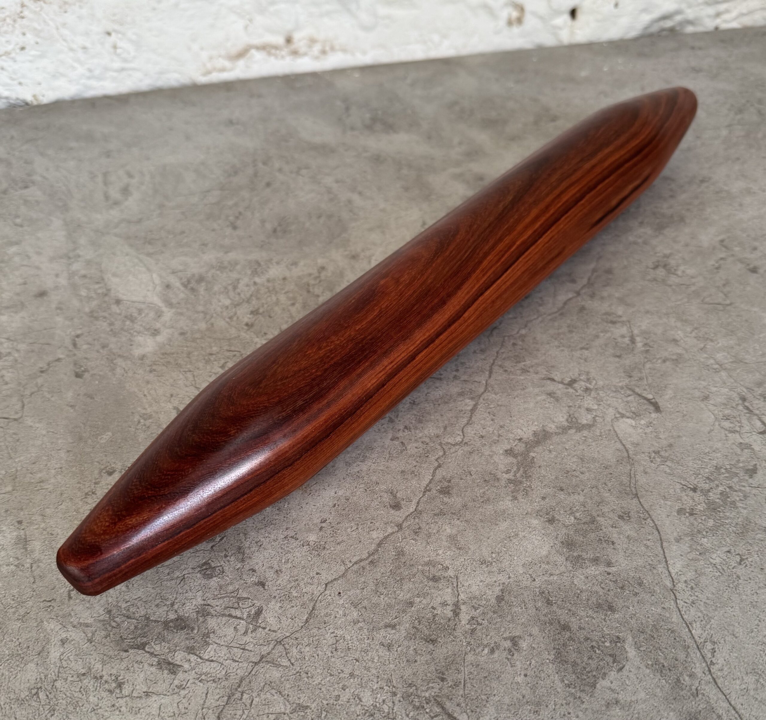 French Rolling Pin in Pau Rosa Wood 4 pau rosa wood french rolling pin