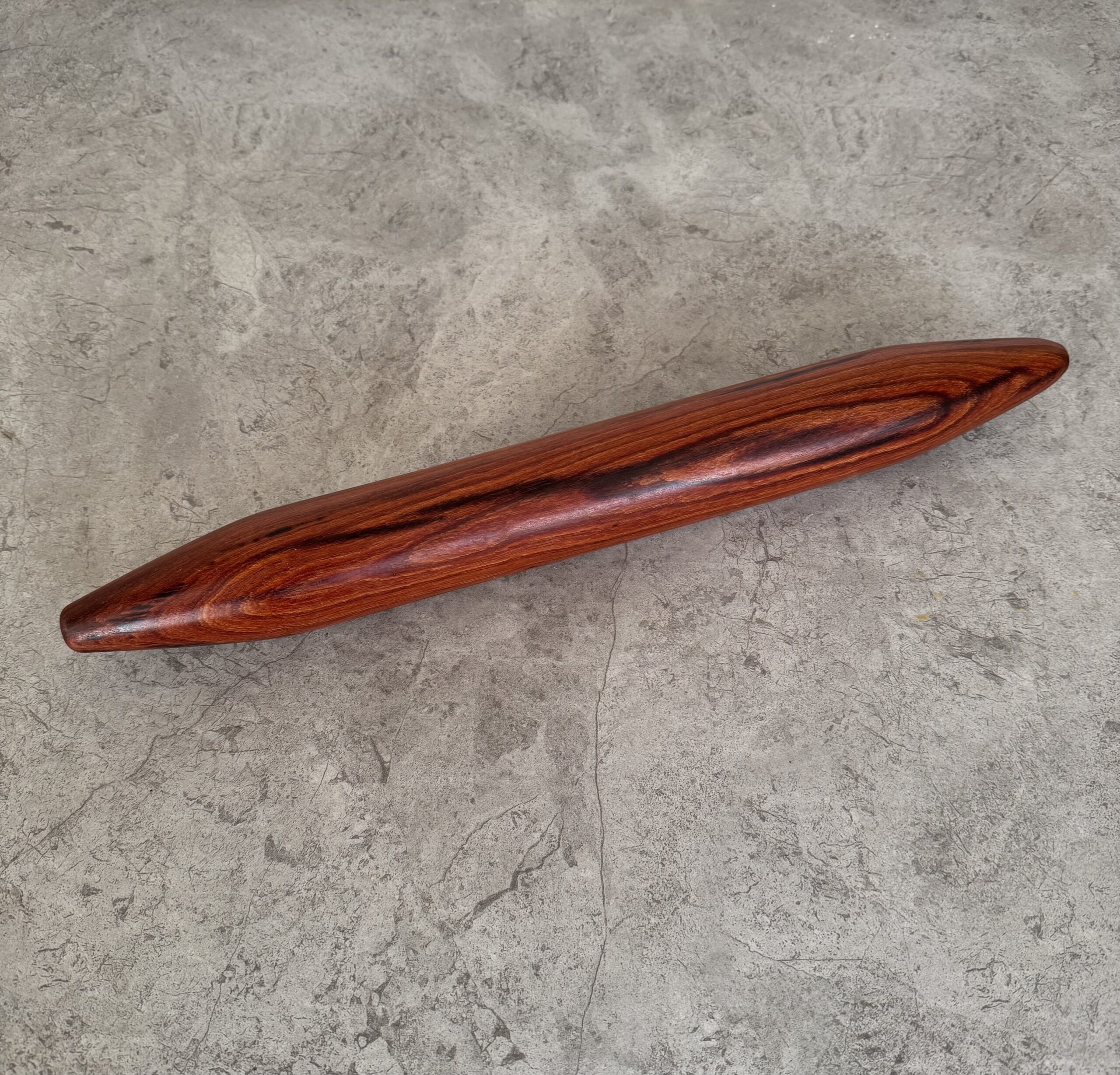 French Rolling Pin in Pau Rosa Wood 3 french rolling pin in pau rosa wood