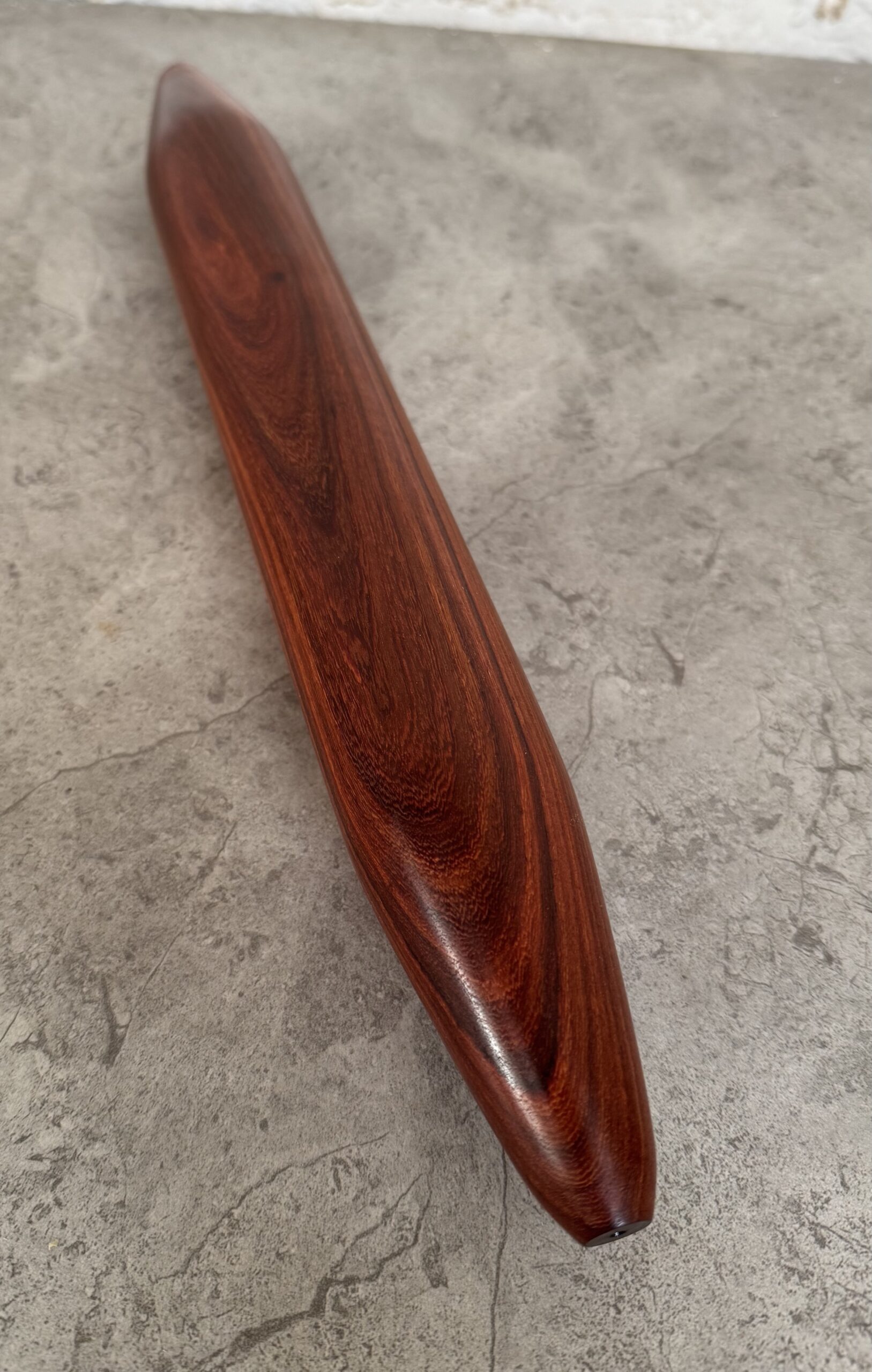 French Rolling Pin in Pau Rosa Wood 2 french rolling pin