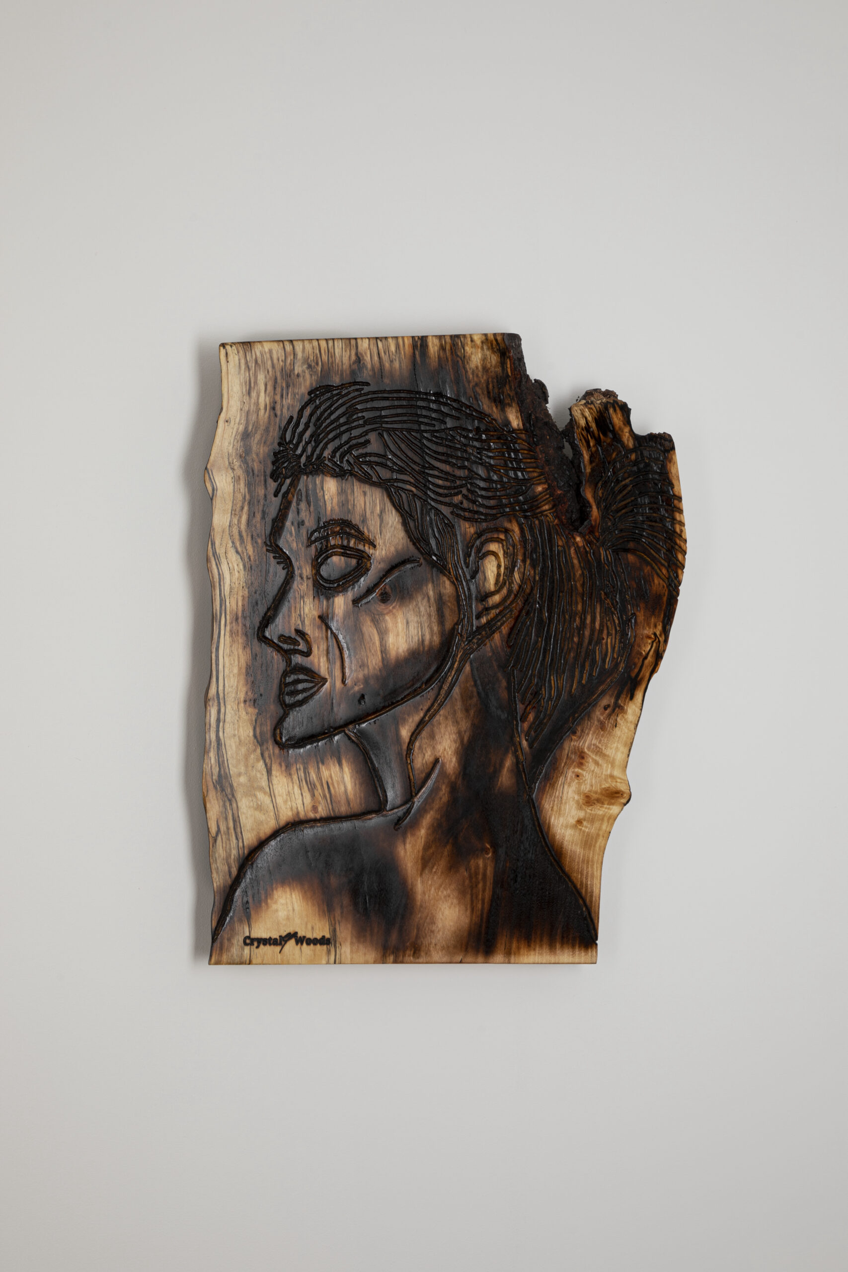 Original Wood Wall Artwork - Alignment and Composure of a Goddess 4 wood wall art hanging picture