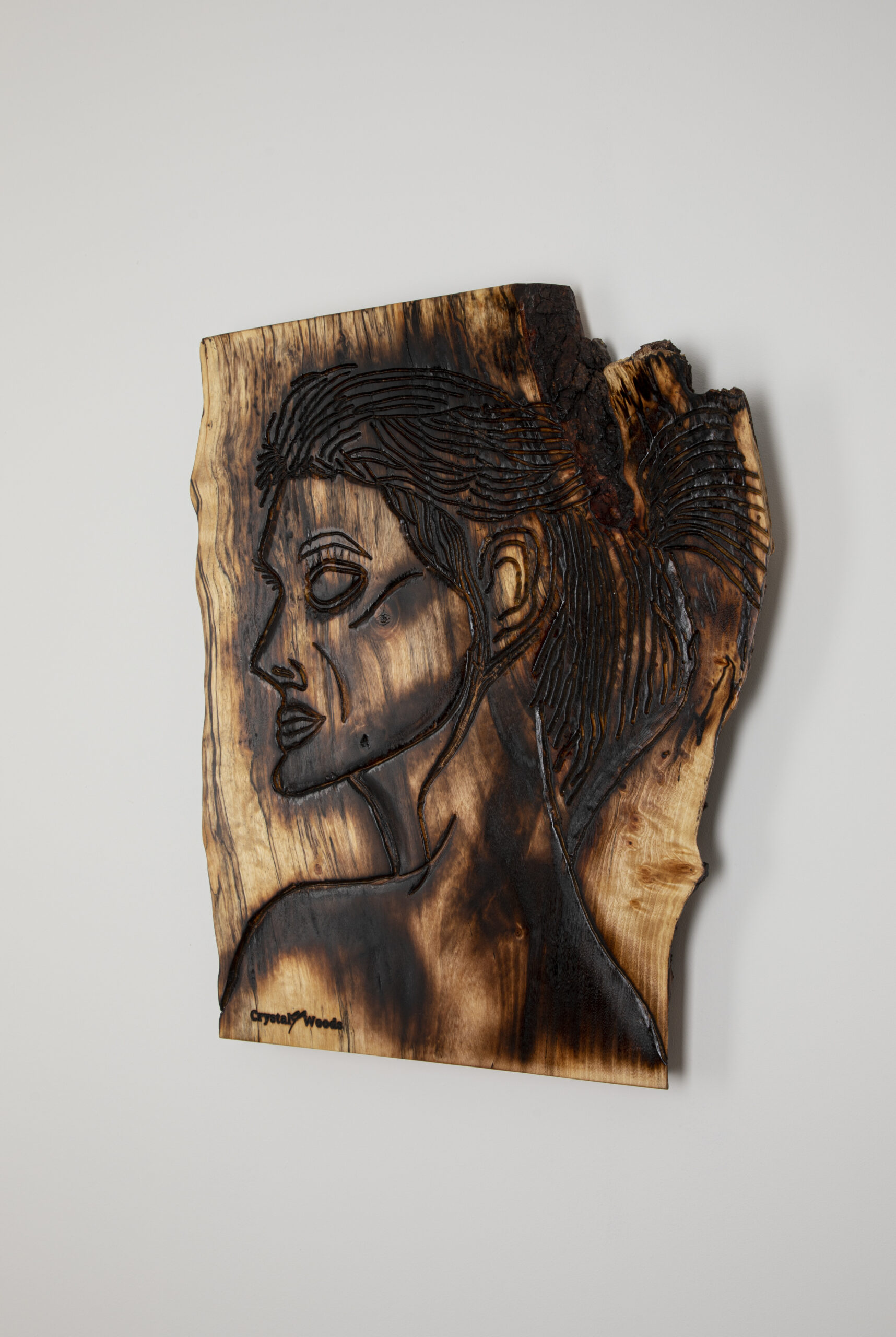 Original Wood Wall Artwork - Alignment and Composure of a Goddess 1 wood wall art sculpture