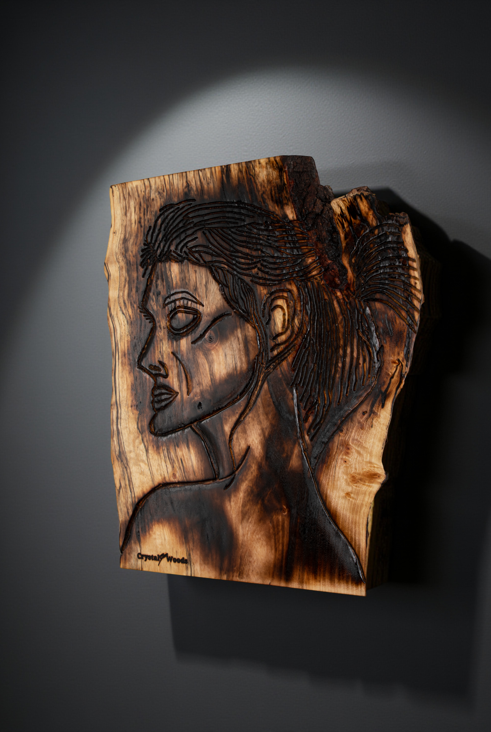 Original Wood Wall Artwork - Alignment and Composure of a Goddess 3 Wood wall art sculpture
