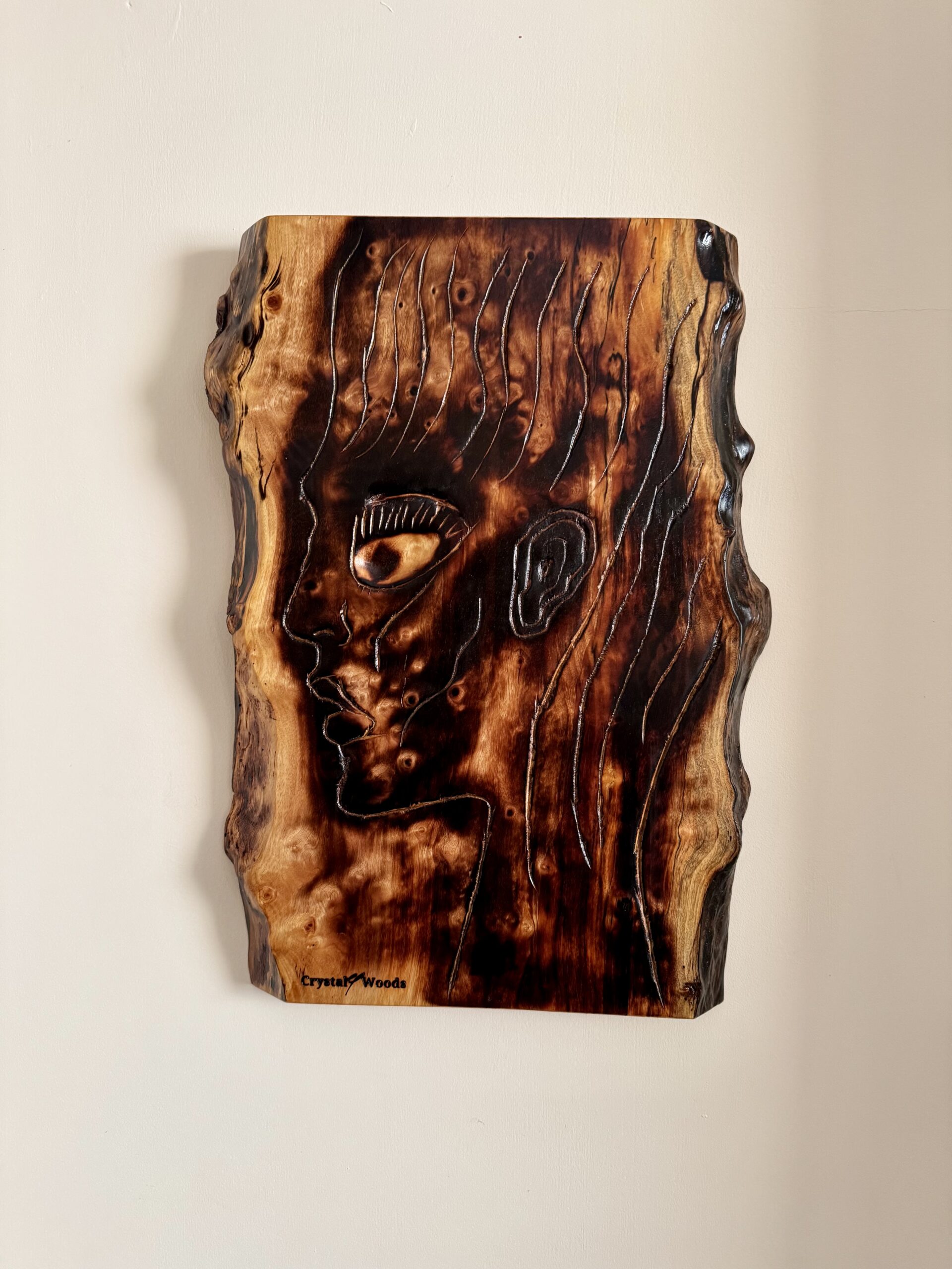Original Wood Wall Artwork - The Energy Inside Me 1 Wood wall art