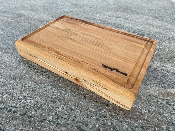 Chunky chopping board in English Beech from locally sourced wood in Devon