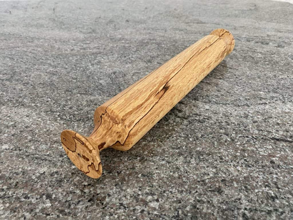 Traditional rolling pi in Spalted Beech made by Crystal Woods