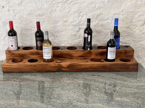 Drinks display mini bar and wine rack from French Oak