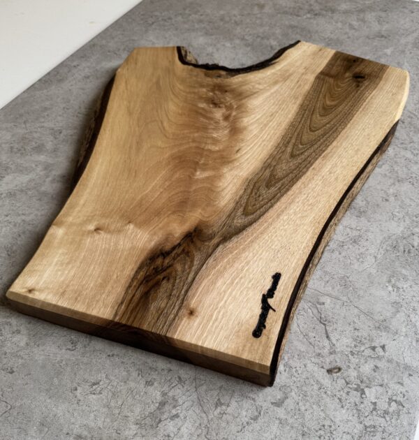 English walnut live edge chopping board