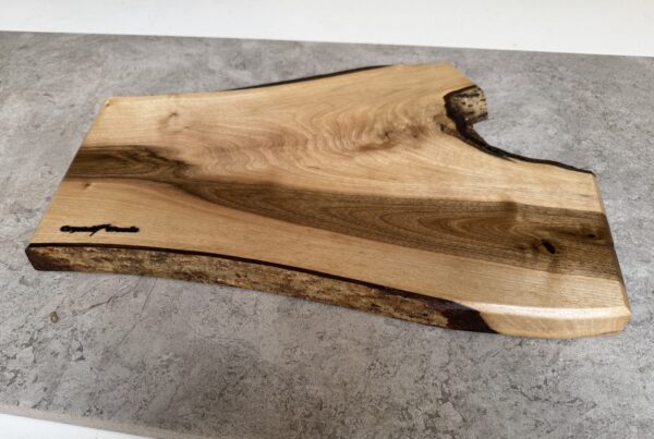 Live edge chopping board walnut charcuterie board