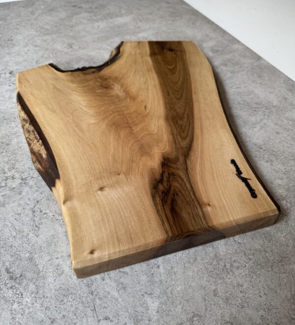 live edge chopping board